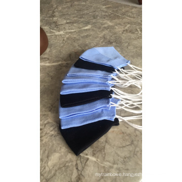 Knitting Mask for PPE Washable with Disposable Filter Pad